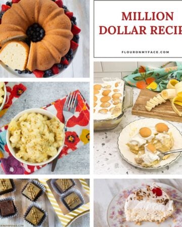 Collage Preview of Million Dollar Recipes.