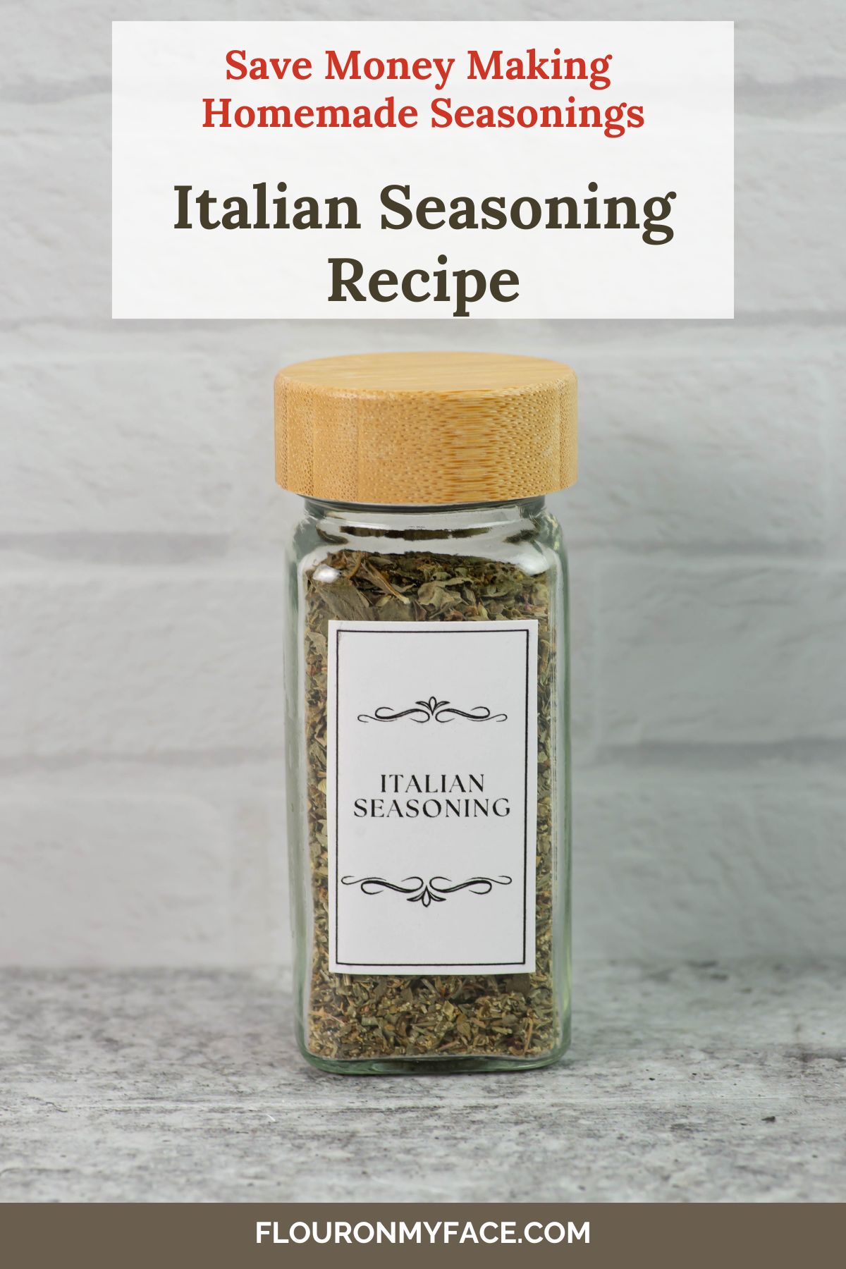 Pinterest image for homemade seasoning blends.