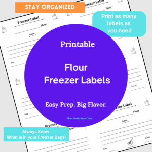 Flour Freezer Labels product image.