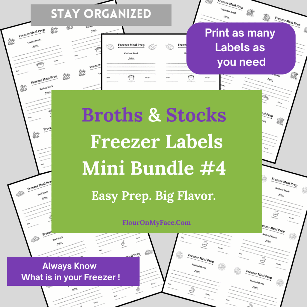 Freezer Meal Labels Mini Bundle 4