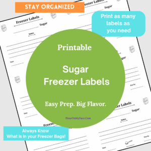 Sugar Freezer Labels preview image.