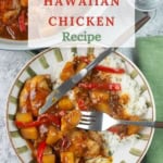 Large image Hawaiian BBQ Chicken Sticky Rice Bowls.